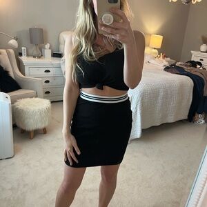 Kendall & Kylie Black Mini Pencil Skirt Night Out